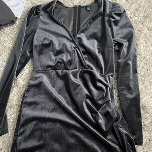 velvet cocktail dress